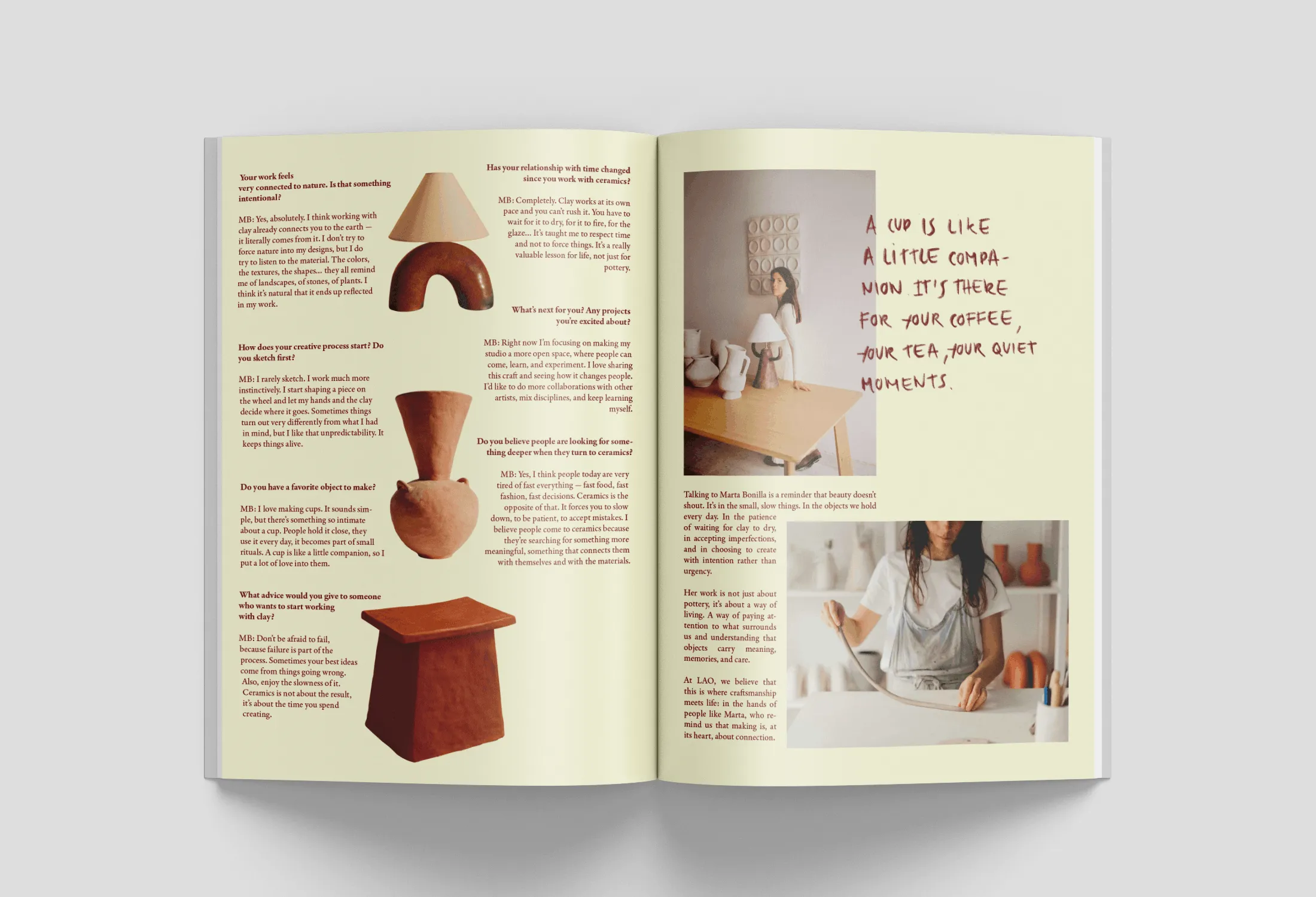 LAO Magazine interview detail