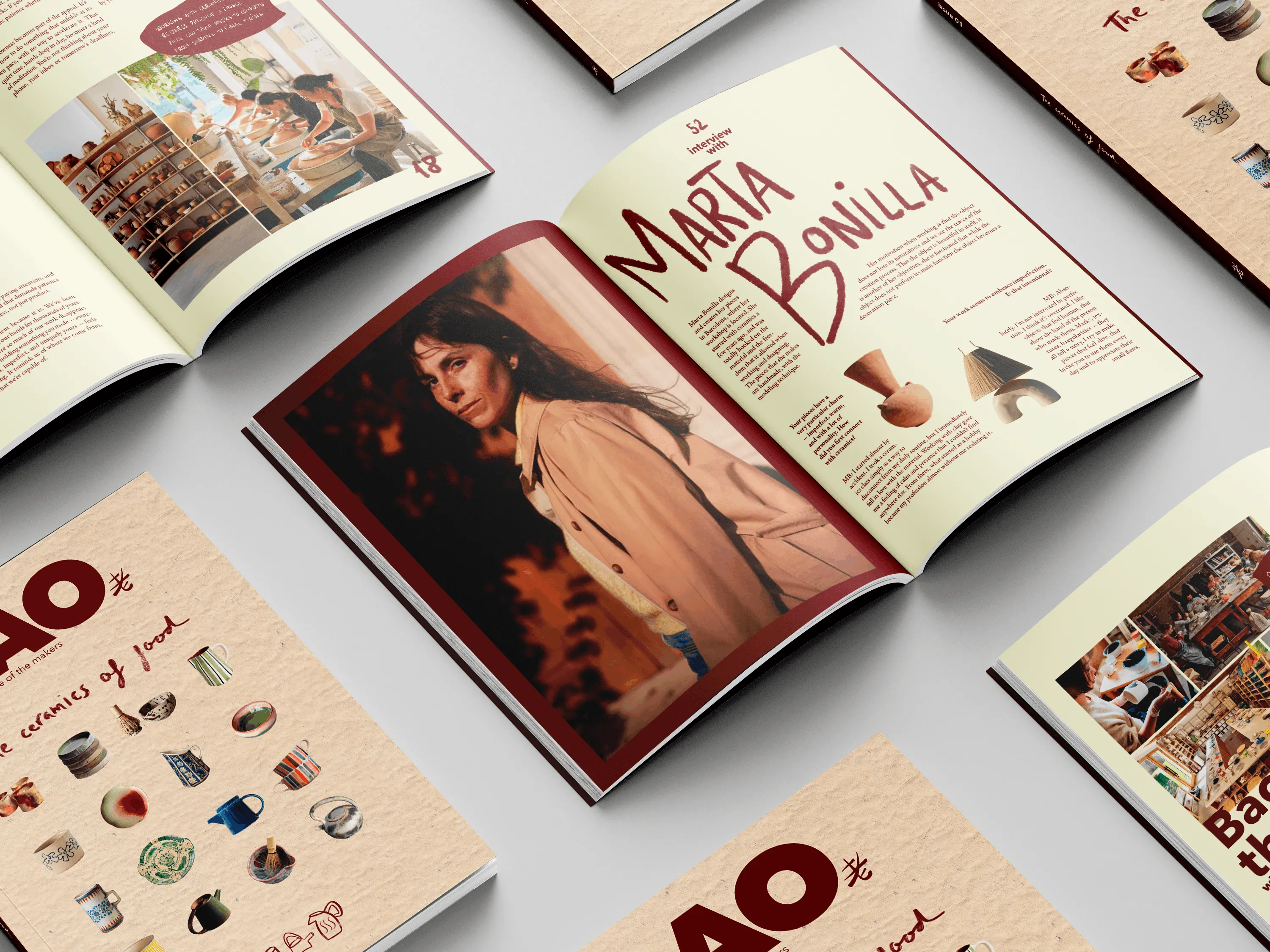 LAO Magazine Maria Bonilla feature spread