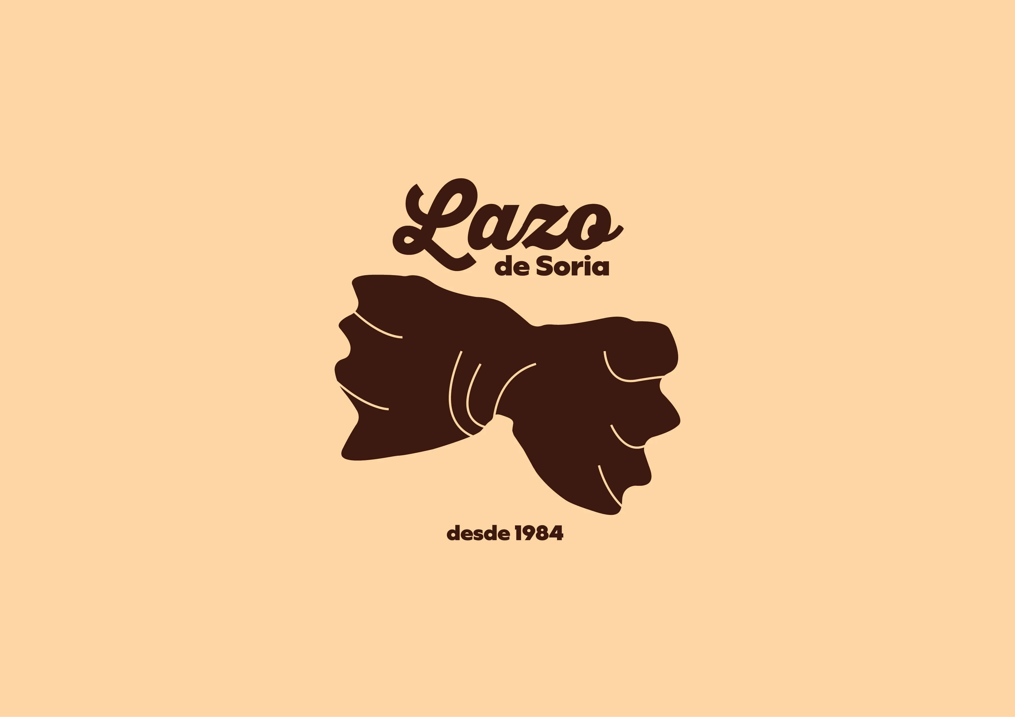 Lazos de Soria logo on cream