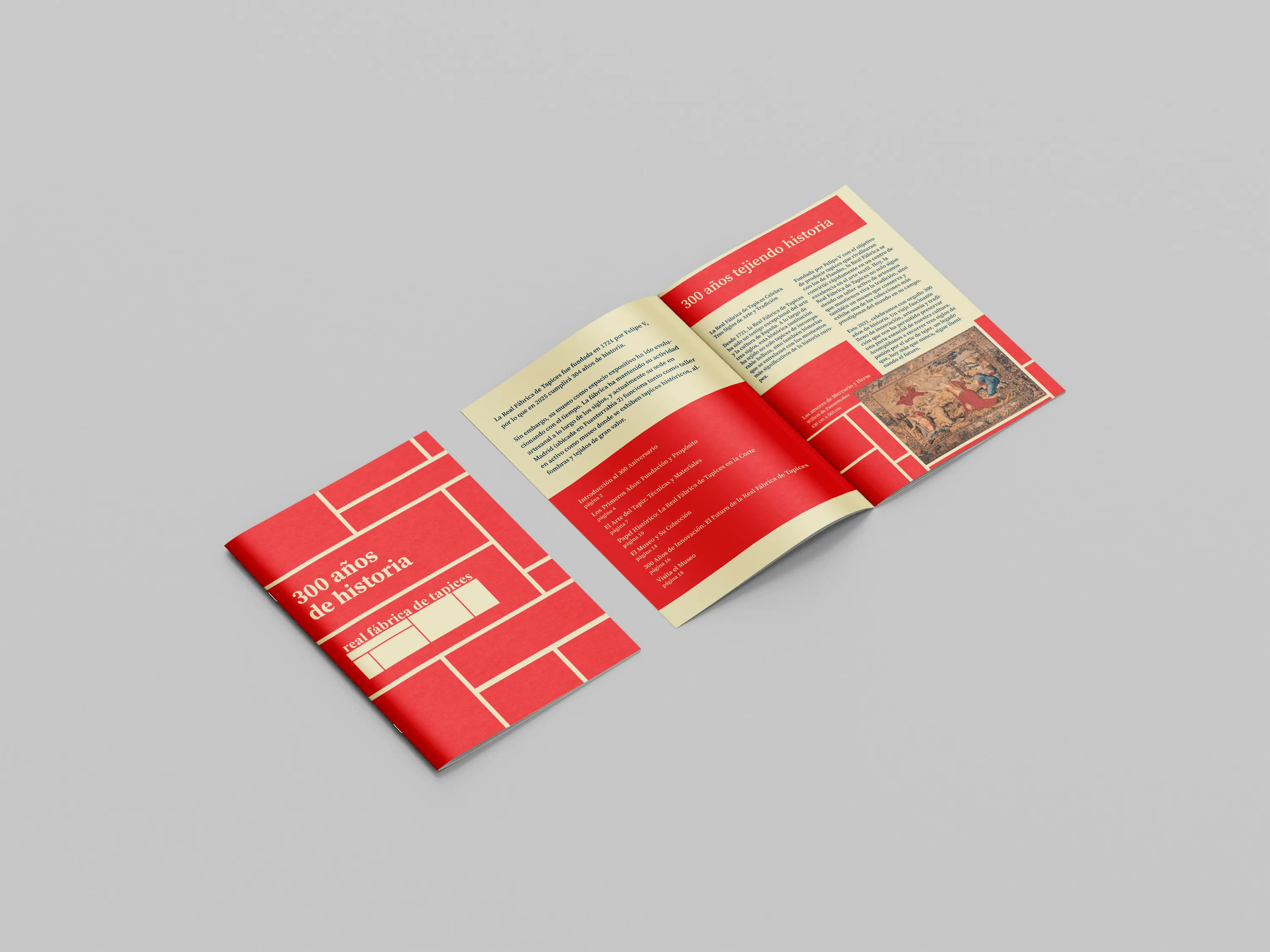 Tri-fold brochure spread