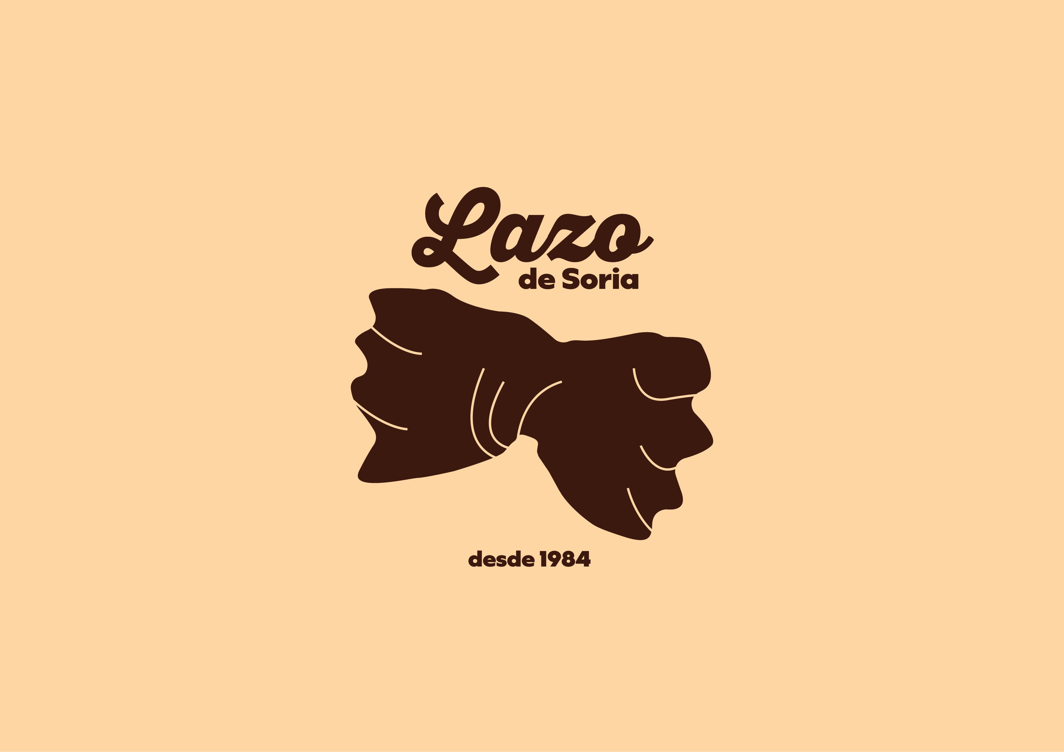 Lazos de Soria logo on cream